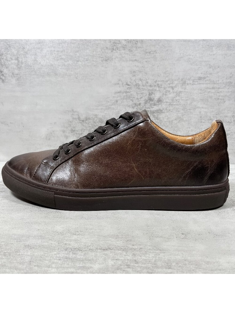 Thursday Premier Everyday Low Top Leather Sneakers - Men's Size 9.5 - Brown